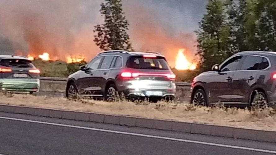 İzmir’de 2 noktada yangın: Alevler Çanakkale-İzmir yoluna ulaştı