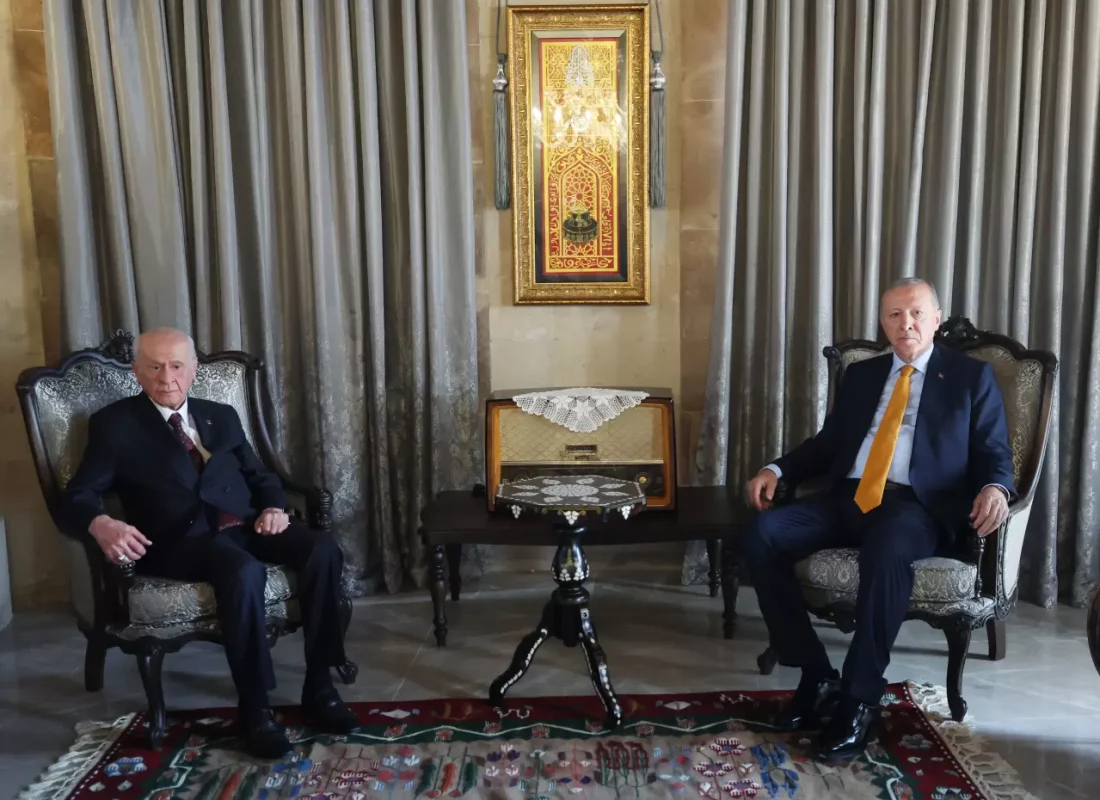 Lider Bahçeli ve Cumhurbaşkanı Erdoğan, Devlet Bey Konağı’nda buluştu