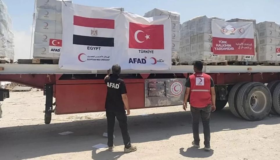 Türkiye’den Gazze’ye tarihin en büyük yardım seferberliği! 101 bin ton yardım ulaştı