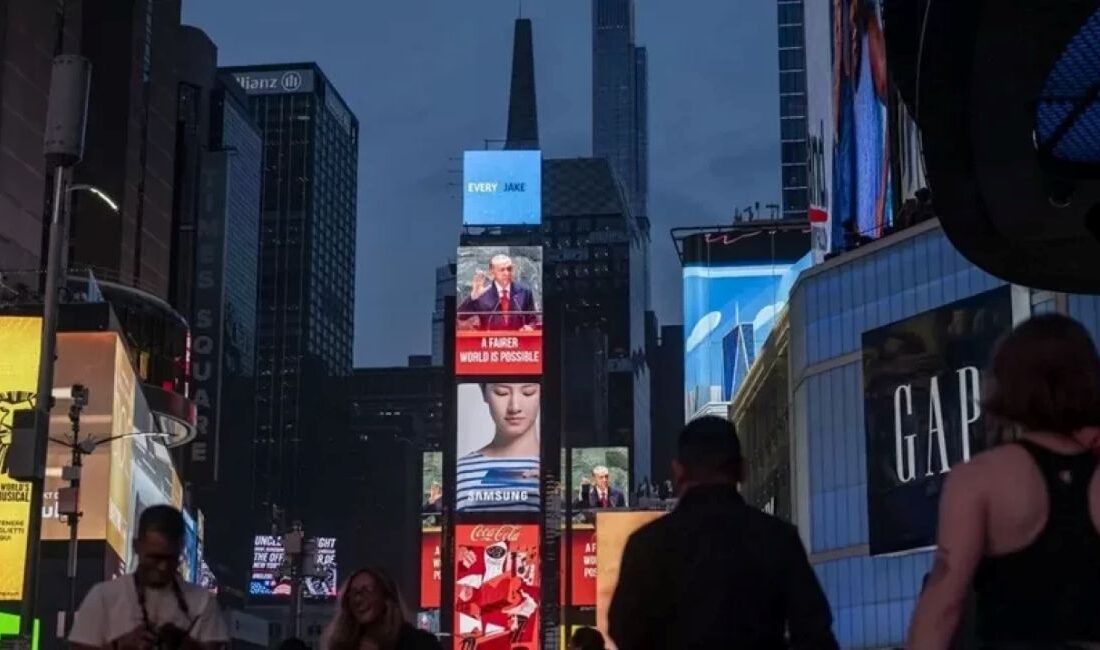 Erdoğan’ın sözü Times Meydanı’nda