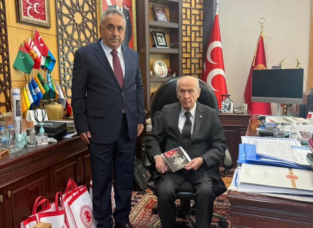 Türk Büro-Sen Genel Başkanı Türkeş Güney’den MHP Lideri Bahçeli’ye ödül töreni daveti