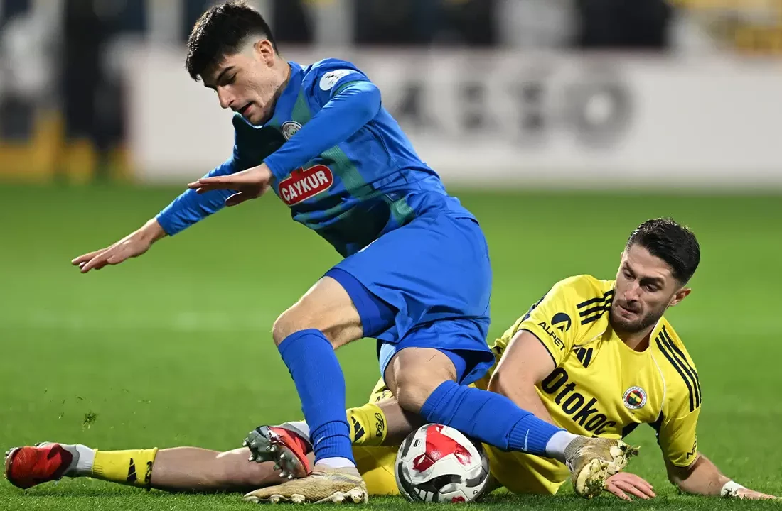 Süper Lig’de Ç. Rizespor 2-5 Fenerbahçe