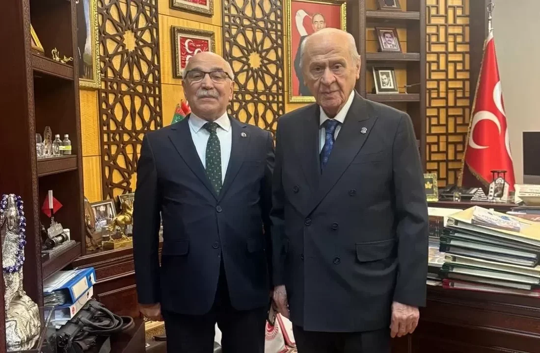 MHP’li Yusuf Çomu’dan MHP Lideri Devlet Bahçeli’ye anlamlı ziyaret