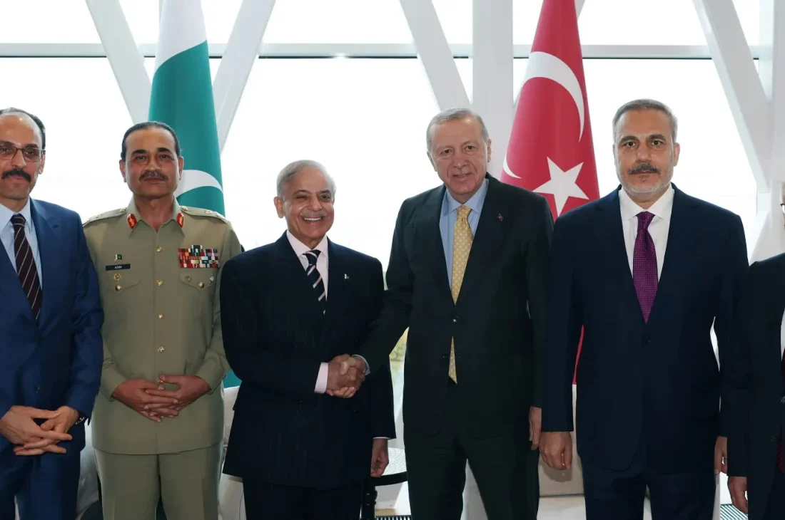 Bakü’de kritik görüşme! Erdoğan ve Şerif bir araya geldı