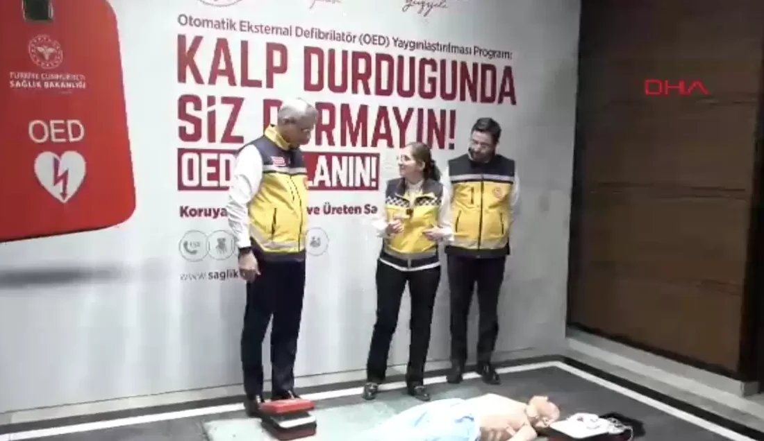 Havaalanları ve AVM’lere kalp rahatsızlığı geçirenler için otomatik şok cihazı geliyor