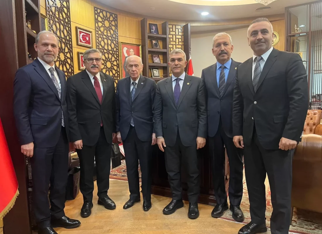 MHP Lideri Devlet Bahçeli, Cumhur İttifakı Hatay Milletvekillerini kabul etti