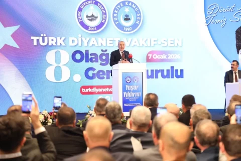 MHP’li Yıldırım Türk Diyanet Vakıf-Sen 8. Olağan Genel Kurulu’nda konuştu: “Terörsüz Türkiye hedefine ulaşacağız”