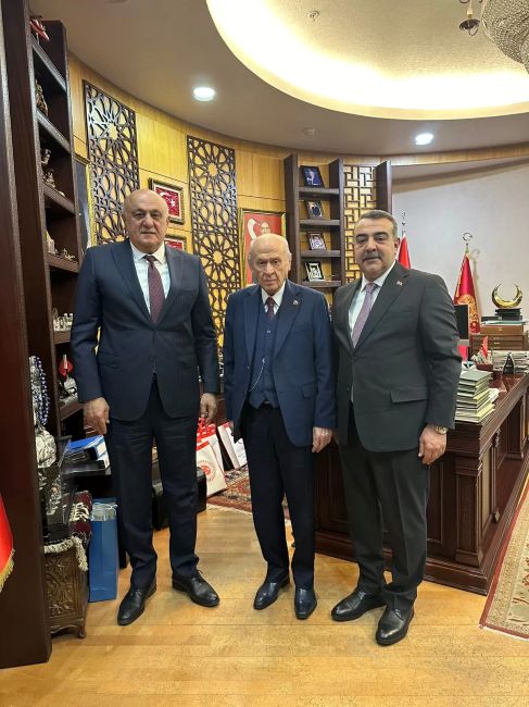 PANKOBİRLİK ve MHP Liderleri Bir Araya Geldi