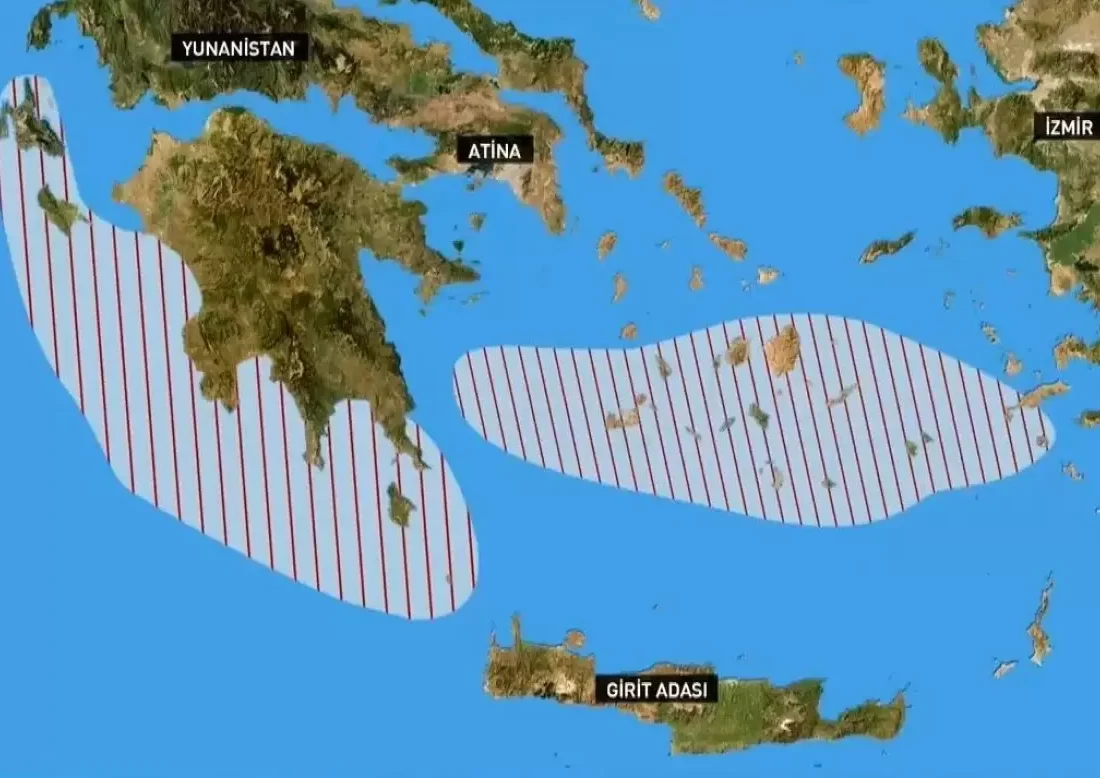 Yunanistan’ın Ege Denizi’nde Karasularını Genişletme Planı Türkiye; Savaş Sebebi sayarız
