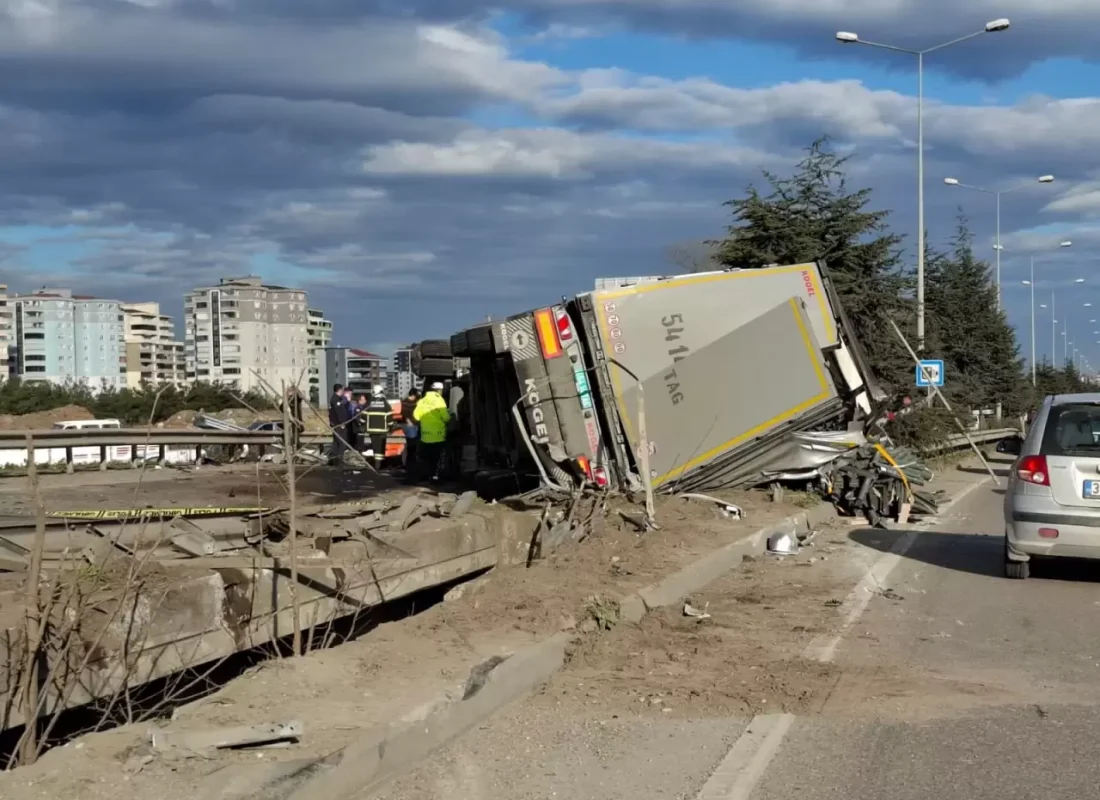 Samsun Canik Çevre Yolu’nda Korkunç Kaza 1 ölü