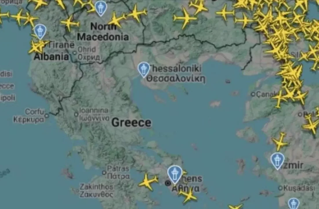 Yunanistan’da hava trafiği çöktü!