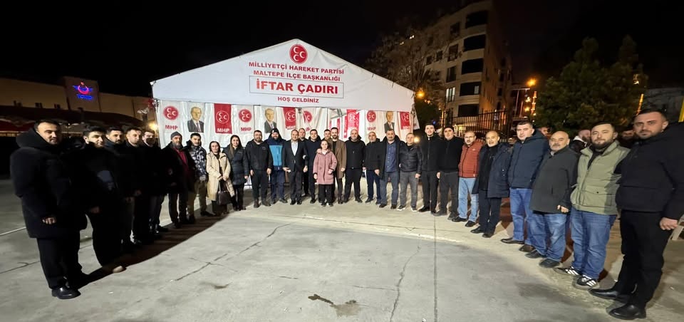 MHP Maltepe Ramazan ayının 8. günü, iftar çadırı