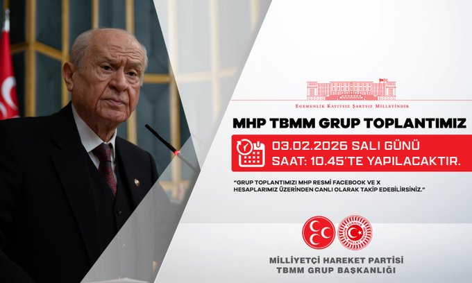 MHP TBMM Grup Toplantısı Duyurusu
