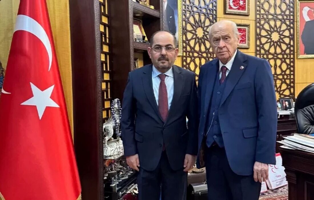 MHP Lideri Türkmen Beyi Bahçeli’den Türkmen Meclisi Başkanı Mustafa’ya Tebrik