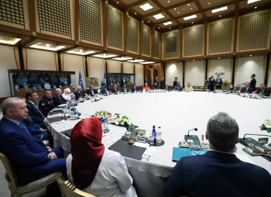 Cumhurbaşkanı Erdoğan, İşçi ve İşveren Temsilcilerini Kabul Etti