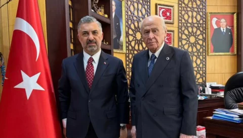 Türk Telekom CEO’su Ebubekir Şahin’den MHP Lideri Devlet Bahçeli’ye Ziyaret