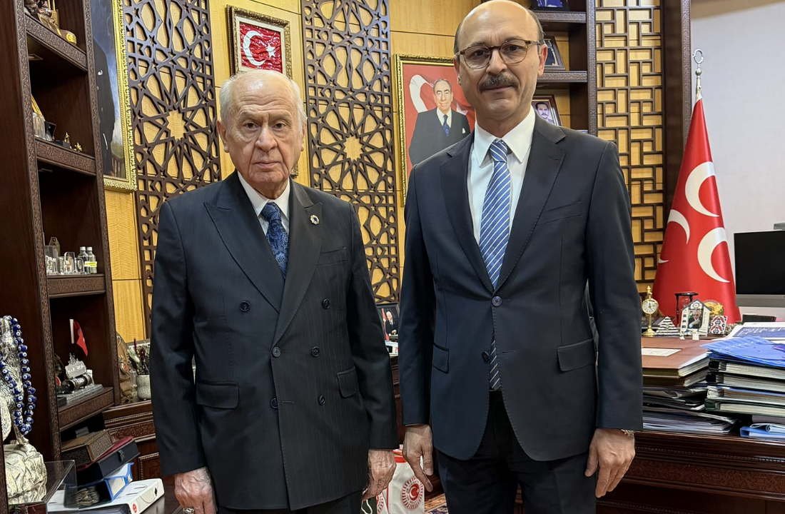 Türk Eğitim-Sen Genel Başkanı Talip Geylan’dan MHP Lideri Devlet Bahçeli’ye Ziyaret