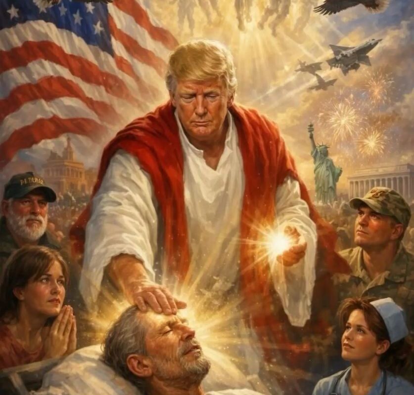 Trump Sonunda Kafayı Kırdı Kendini Hz. İsa’ya Benzetti!