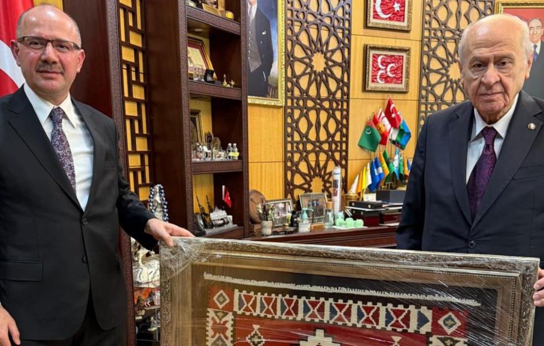 Osmaniye Valisi Mehmet Fatih Serdengeçti’nin MHP Lideri Devlet Bahçeli’ye Ziyareti