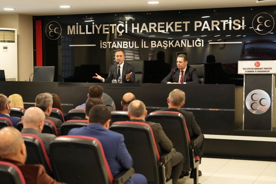 Türk Dünyası İş İnsanlarının MHP İstanbul İl Başkanlığı Ziyareti