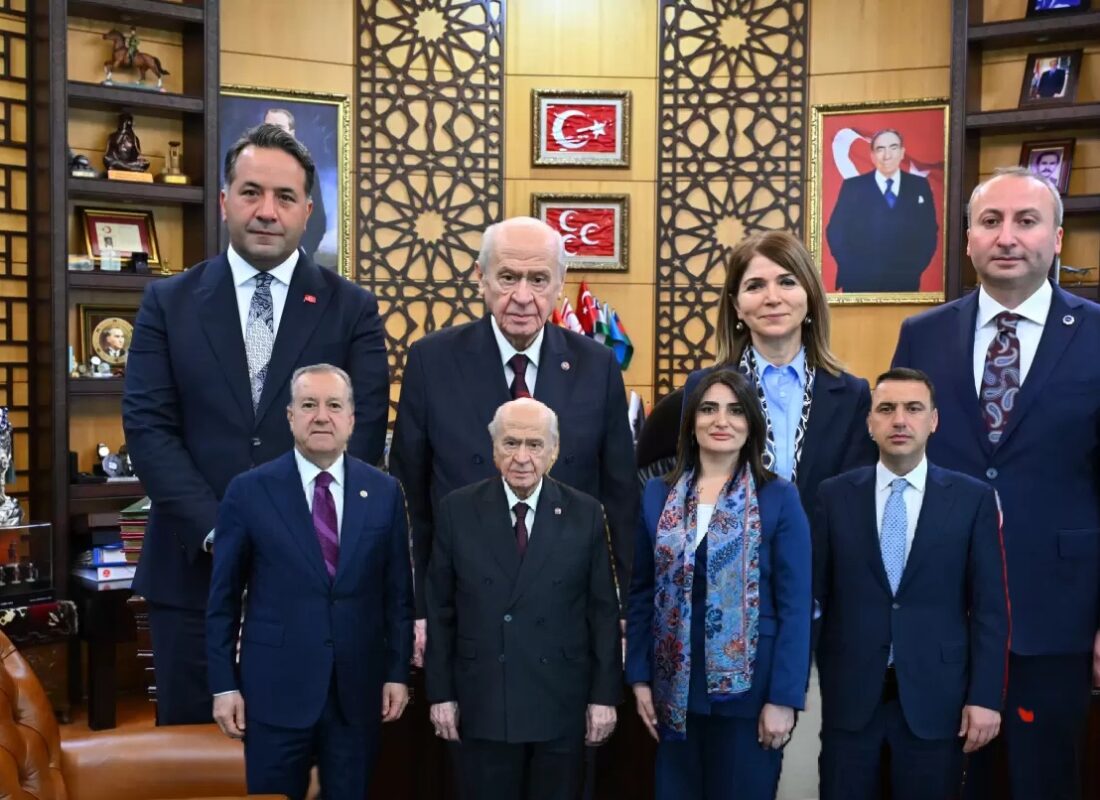 MHP Genel Başkanı Devlet Bahçeli Bayramlaşma Heyetini Kabul Etti