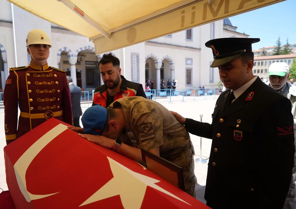 Şehit Jandarma Astsubay Üstçavuş Yusuf Ergün’ün Son Yolculuğu