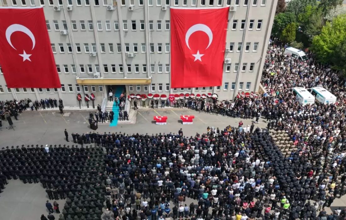 Tekirdağ’da Şehit Polisler İçin Cenaze Töreni Düzenlendi