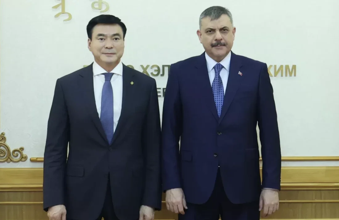 Türkiye ve Moğolistan Arasındaki Görüşme