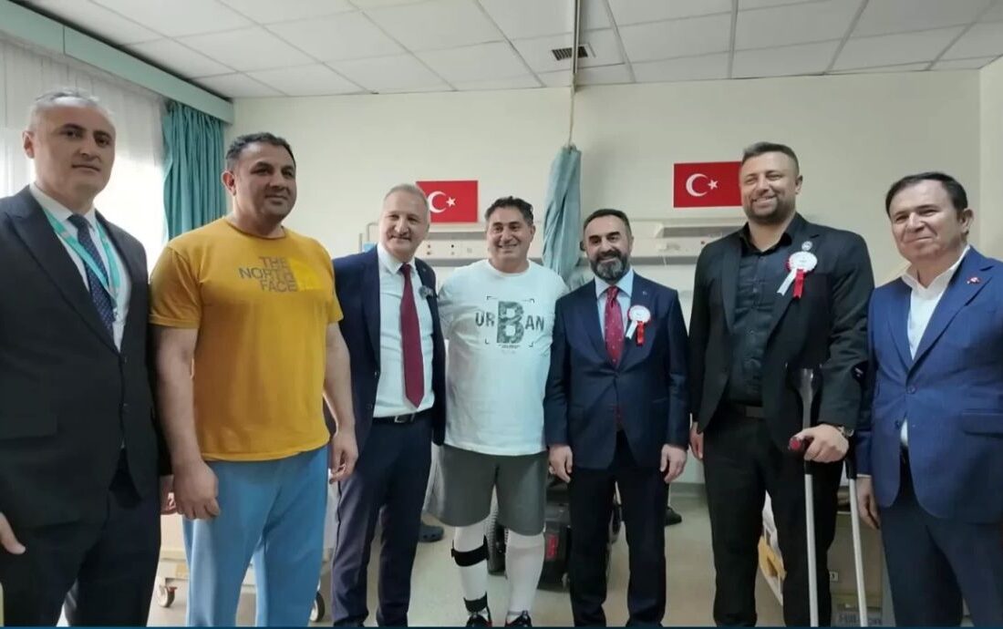 MHP’li Yurdakul’dan Gazilere Anlamlı Ziyaret