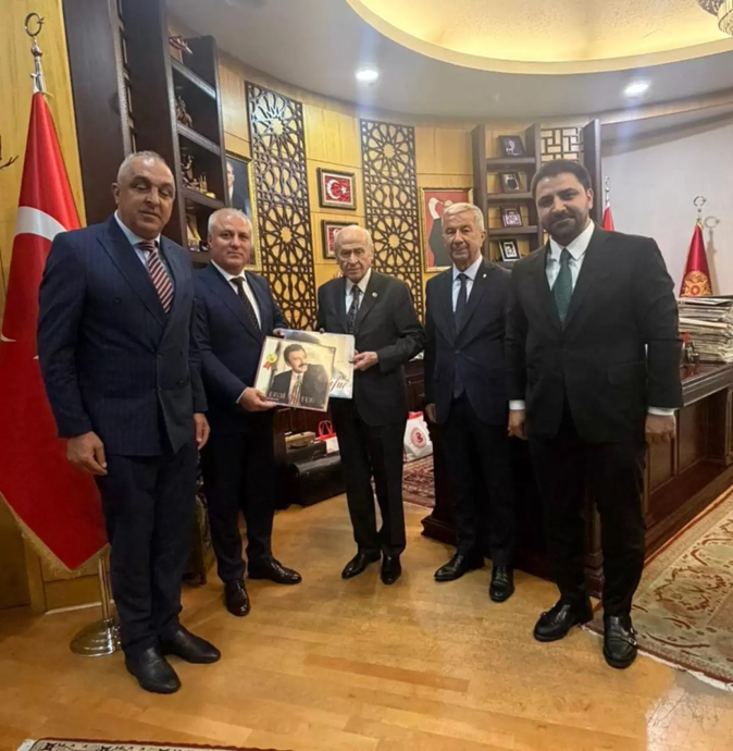 MHP Lideri Bahçeli, ALTSO Başkanı Erdem’i Kabul Etti