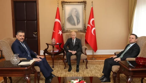 Bakanlar Çiftçi ve Gürlek, MHP Lideri Bahçeli’yi Ziyaret Etti