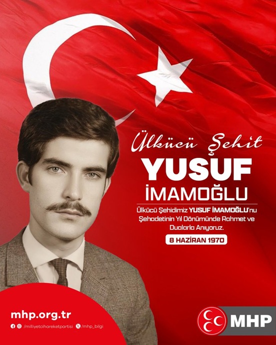 MHP’den Ülkücü Şehit Yusuf İmamoğlu Paylaşımı