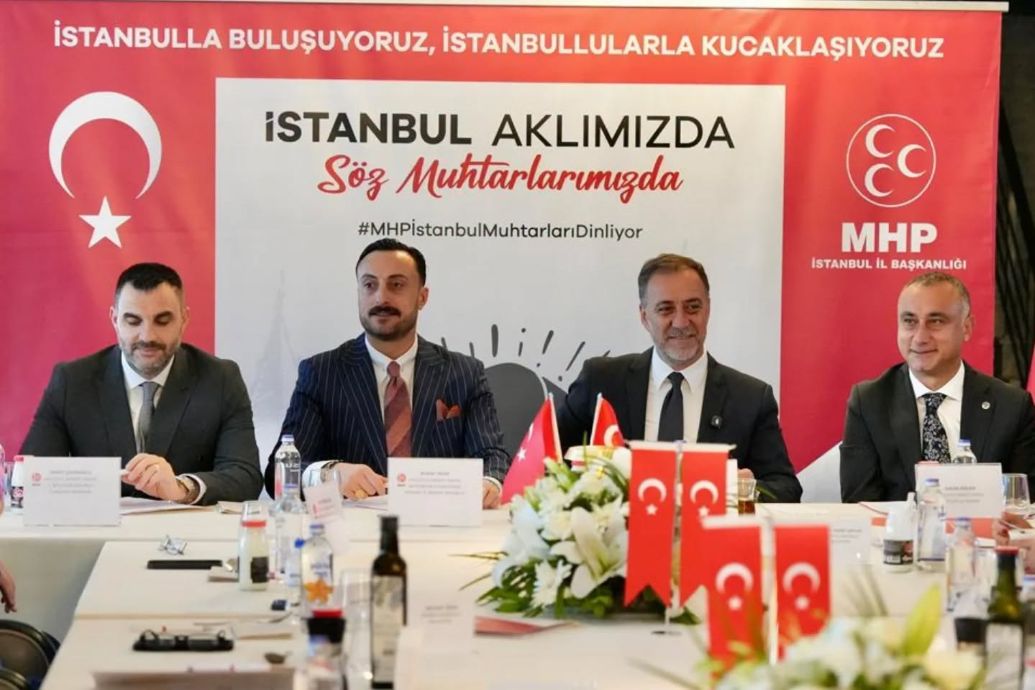 MHP İl Başkanı Volkan Yılmaz Ataşehir de Muhtarlarla Buluştu