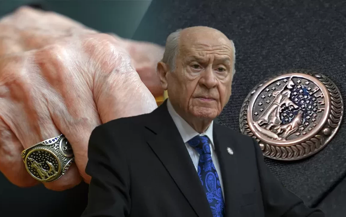 MHP Lideri Bahçeli’nin Yüzük ve Rozetinde Tarihi Semboller