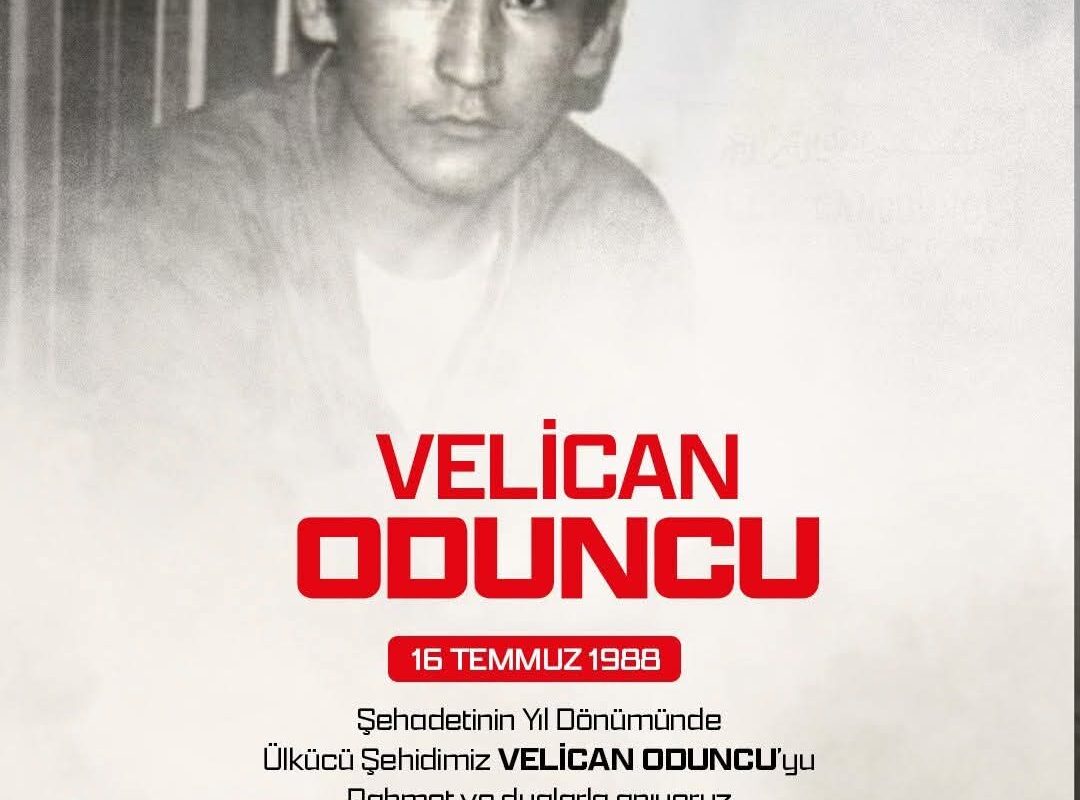 MHP, Ülkücü Şehit Velican Oduncu’yu şehadetinin yıl dönümünde andı
