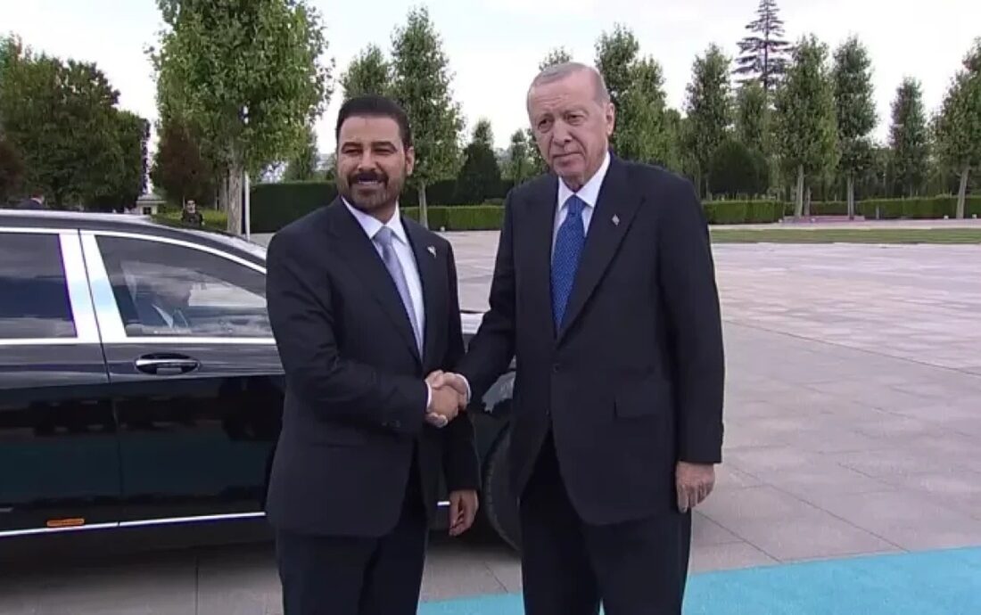 Cumhurbaşkanı Erdoğan Irak Başbakanı Zeydi’yi Karşıladı