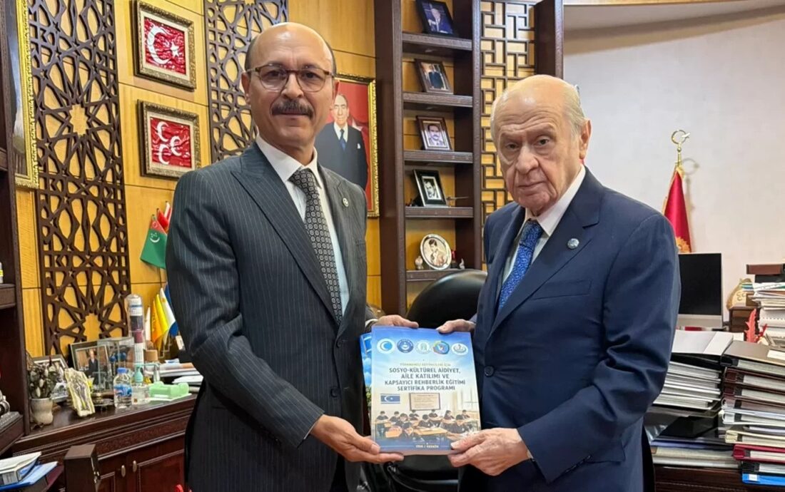 Talip Geylan’dan MHP Lideri Bahçeli’ye Türkmeneli Sunumu