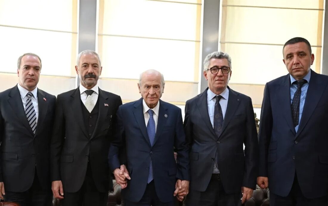 Sarallar ve Şahinler, MHP Lideri Bahçeli ile Bir Araya Geldi