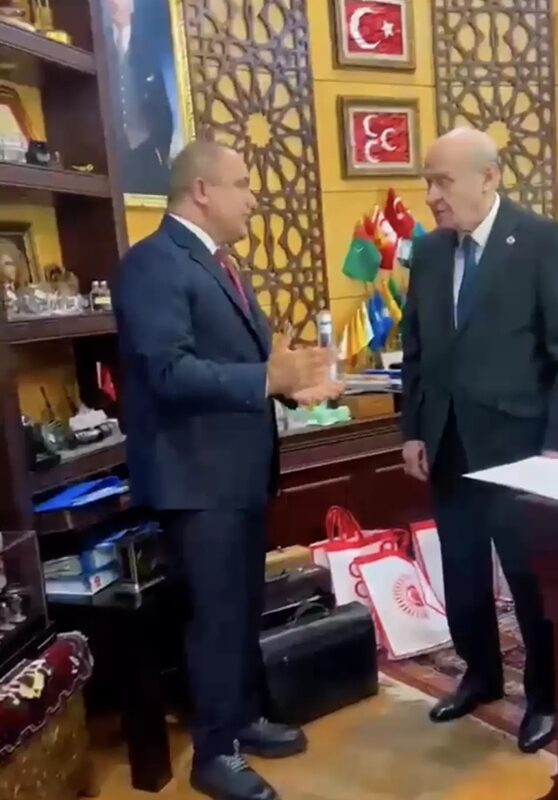 Ali Uçak Üzüm Üreticilerinin Sorunlarını MHP Lideri Bahçeli’ye Taşıdı