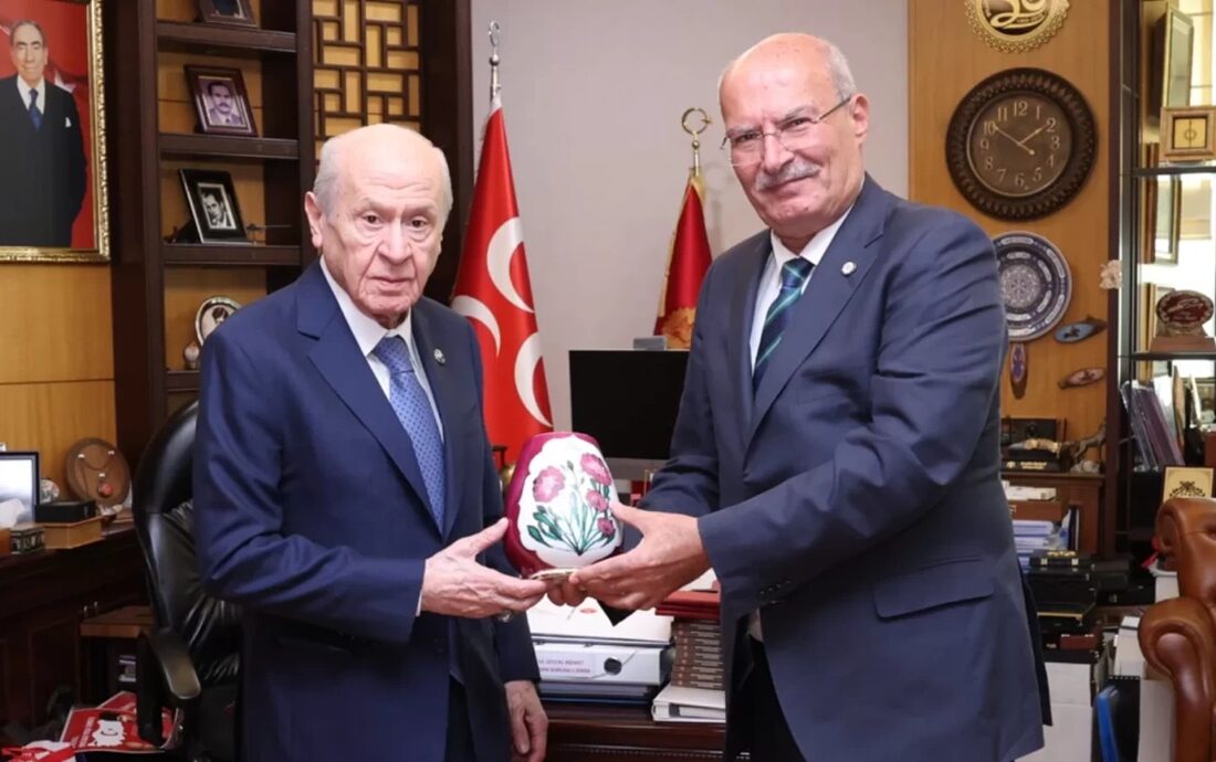 MHP Lideri Bahçeli, ATO Başkanı Gürsel Baran’ı Kabul Etti