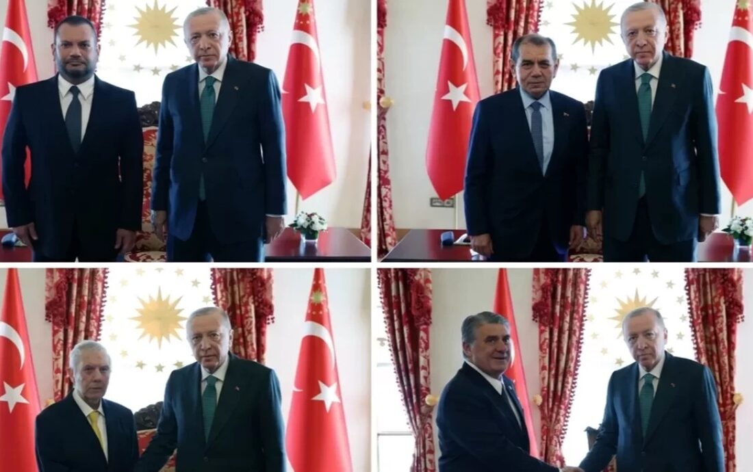 4 Büyük Kulübün Başkanları Dolmabahçe’de Sürpriz Buluşma