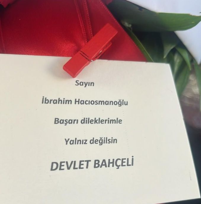 MHP Lideri Bahçeli’den TFF Başkanı Hacıosmanoğlu’na Anlamlı Destek